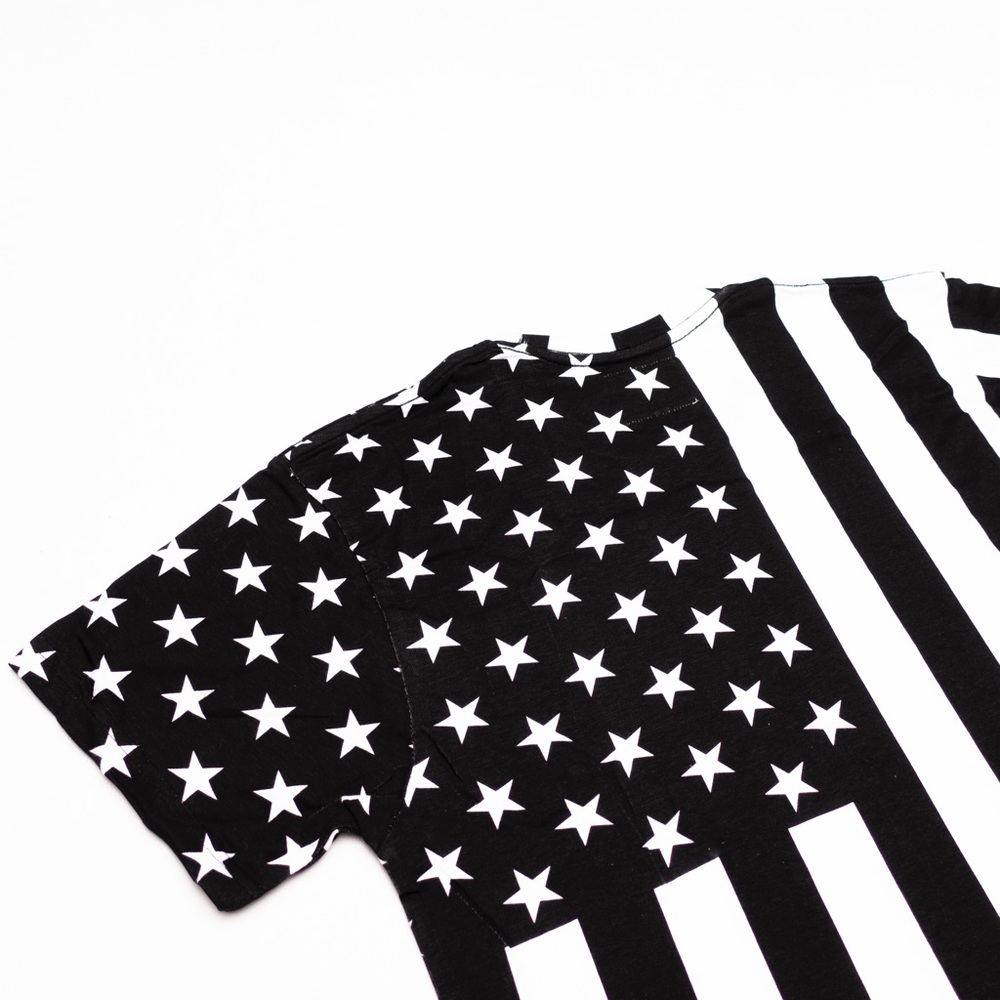 Eleven Paris black & white work hard short sleeve t-shirt tee top size medium M - Picture 10 of 10